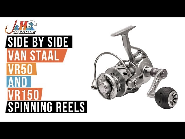 Side By Side: Van Staal VR50 and VR150 Spinning Reels