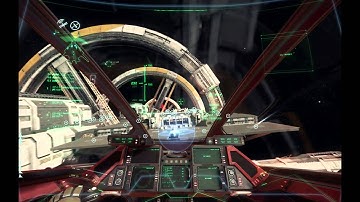 Orange Olisar and Sabre Cockpit Reflections (SC PTU alpha 2.2 Feedback/Bug video)
