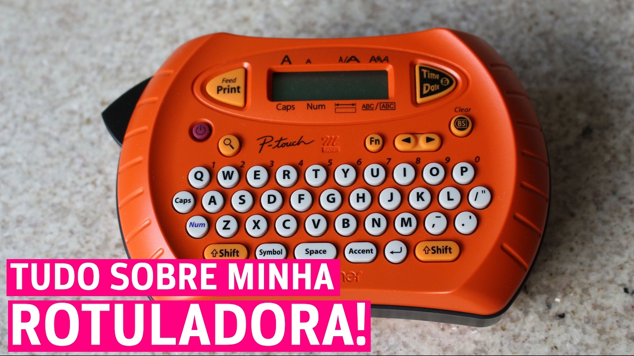 ROTULADORA PTOUCH 70 BROTHER RESENHANDO 7 YouTube