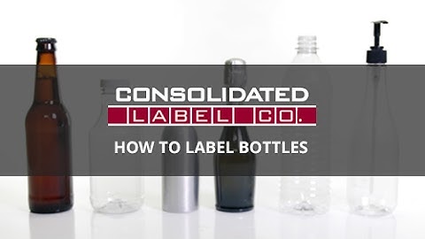 How to Label Bottles