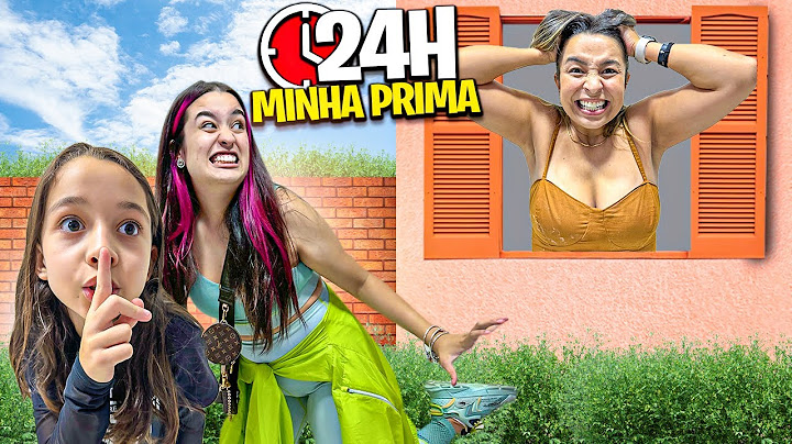 FUGI COM MINHA PRIMA POR 24 HORAS *me dei mal