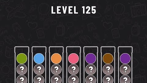 Ball Sort Puzzle Level 125 #ballsortpuzzle #ballsortpuzzlegameplay #puzzlegame #mobilegames