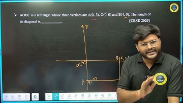 9 AOBC is a rectangle whose three vertices are A(0,-3), O(0, 0) and B(4, 0). The length of its diag