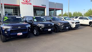   2026 ￼Toyota 4Runner Trd Off Road Returned after only 2400 miles New Vs Used ! 