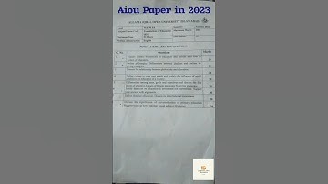 Aiou Foundation of Education Course 831 Semester Autumn 2022 Paper in 2023