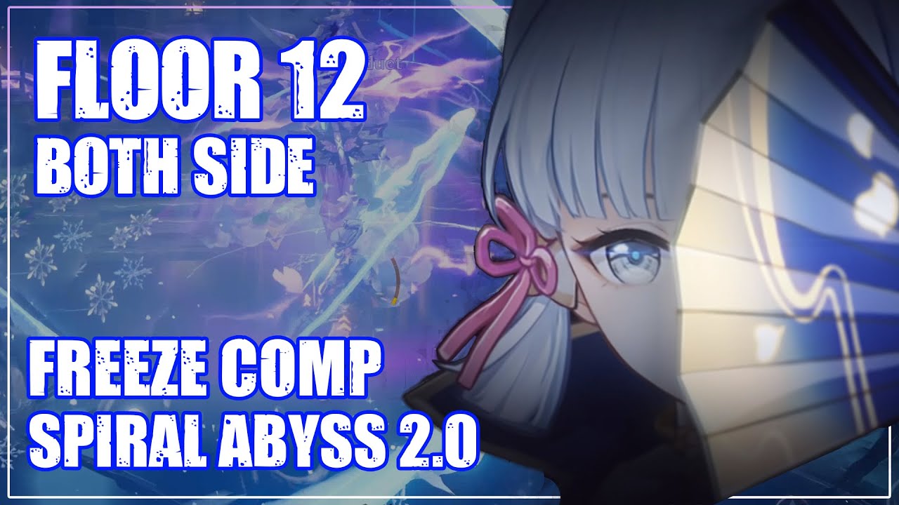 F2P Lv60 Ayaka C0 Freeze team comp Floor 12 (Both Side) - Spiral