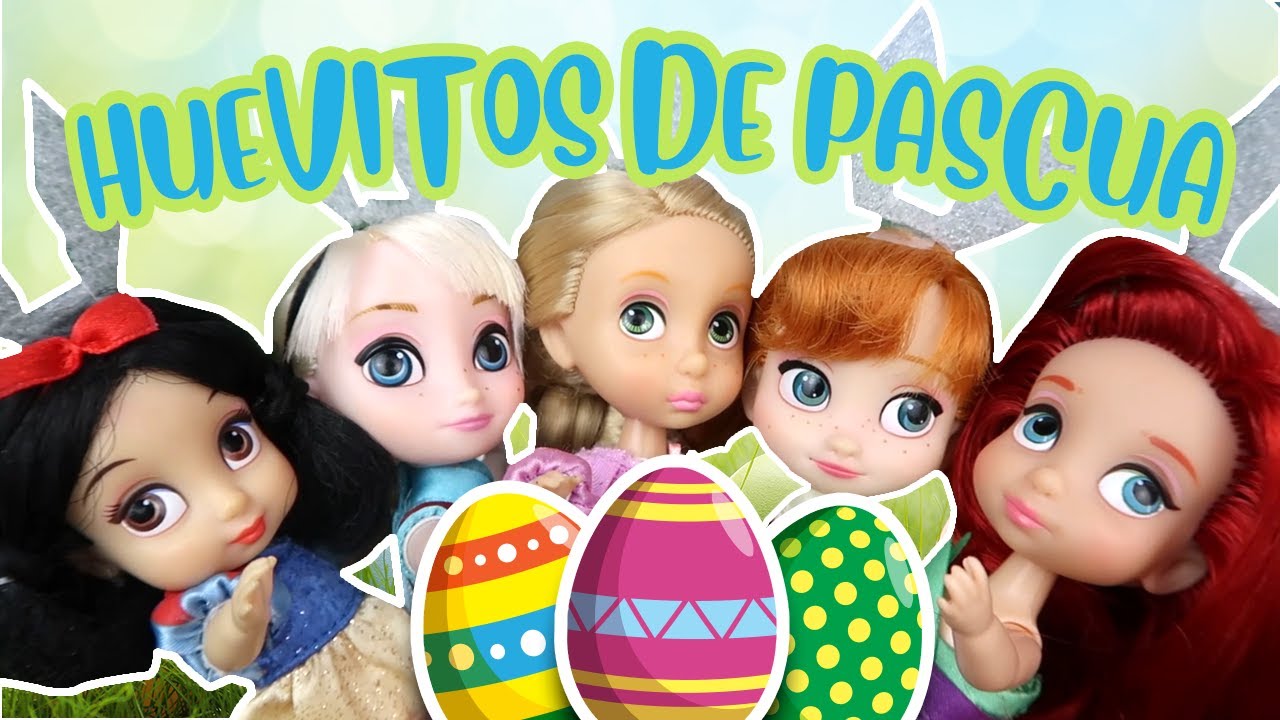 ¡Las Princesas Junior Buscan Huevos de Pascua! ! Princesas de Diseny
