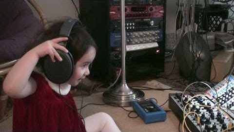 Kira at the Buchla 200e