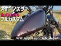 初ハーレーの感想とカスタム内容紹介　Sportstar Full Custom XL1200
