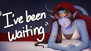 Finding Your Gargoyle Girl In Your Bed "I've been waiting~" (ASMR) (Stormy Cuddles)