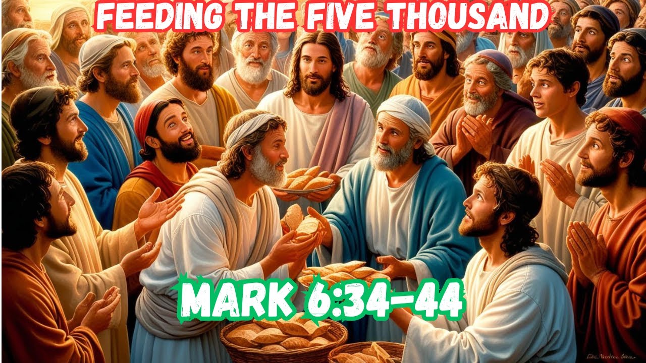 Feeding The Five Thousand Miracle From The Gospel Mark 6 34 44 YouTube feeding-the-five-thousand-miracle-from-the-gospel-mark-6-34-44-youtube