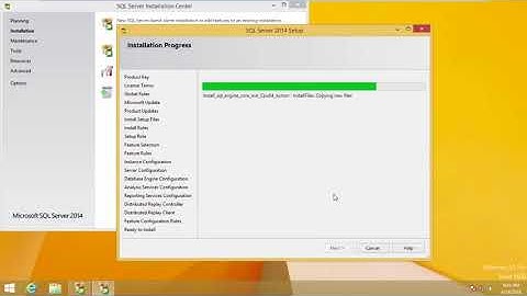 Install SQL Server 2014 enterprise