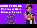 Unofficial Football Visit To Holly Cross College Travis Hines II | Holly Cross First Spring Practice