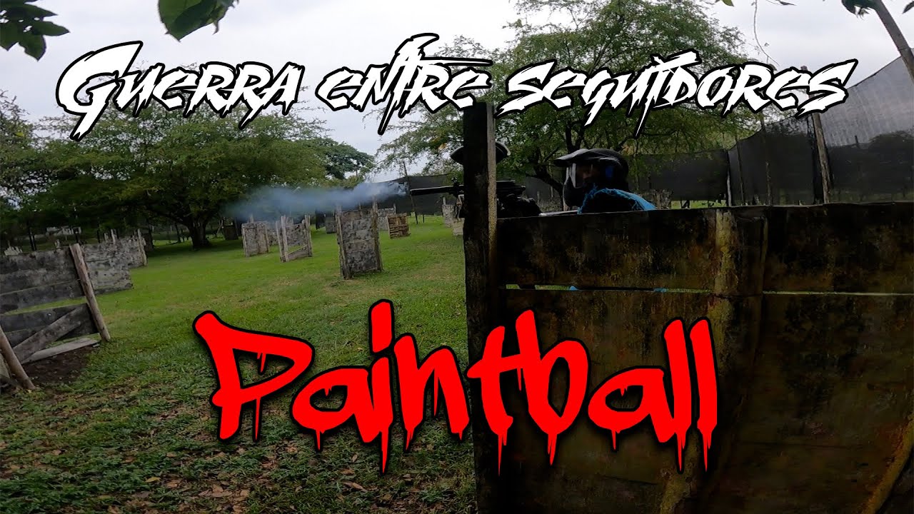 GUERRA de PAINTBALL contra los seguidores Nos reventamos durísimo Paintball Cali Norte