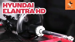 Como substituir a amortecedores dianteiros no HYUNDAI ELANTRA HD TUTORIAL | AUTODOC