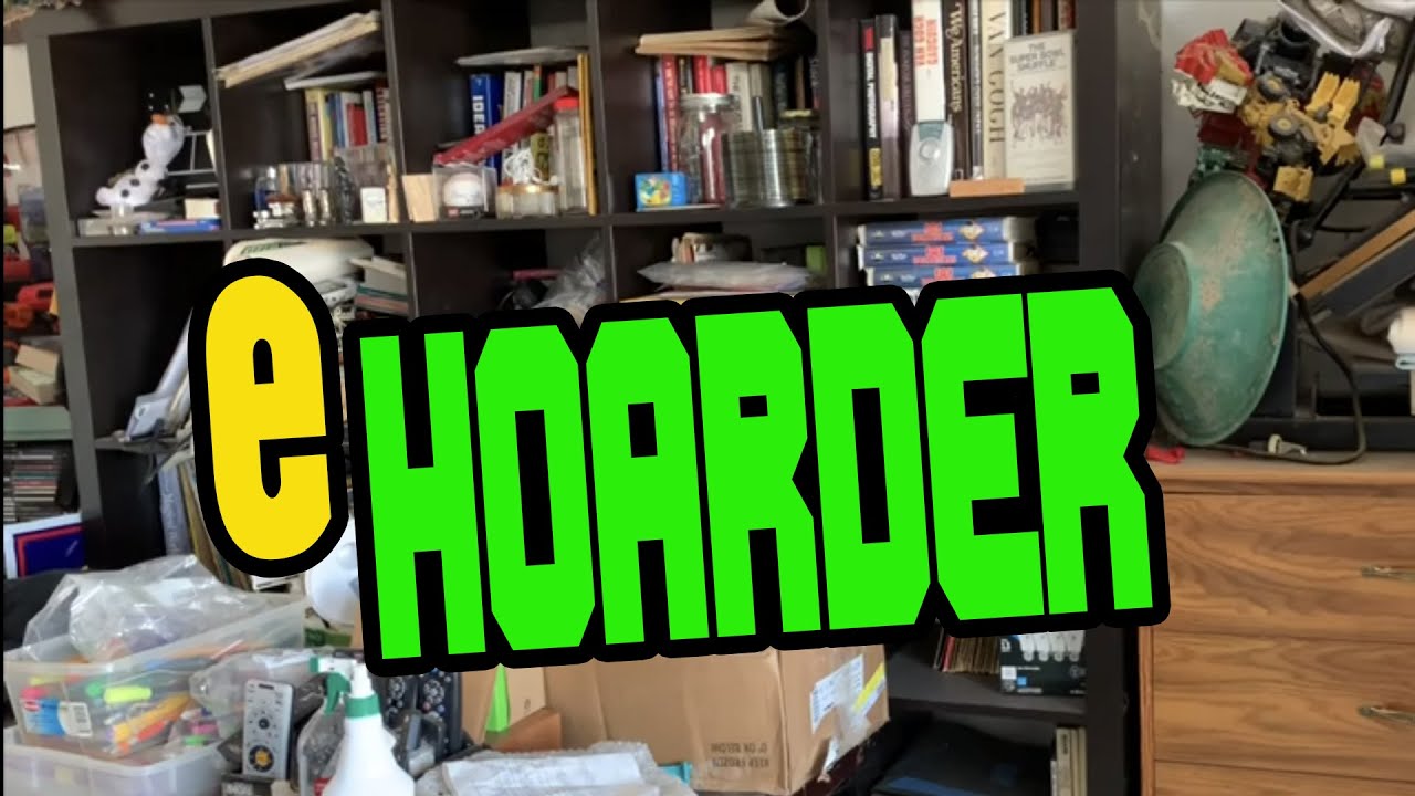 HOARDER TRIES TO ORGANIZE HIS eBAY GARAGE #2 - YouTube