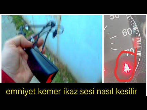 Video: Emniyet kemerimin sesini nasıl durdururum?