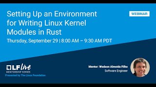 Mentorship Session: Setting Up an Environment for Writing Linux Kernel Modules in Rust