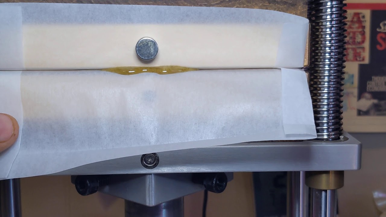 flower rosin press 5x speed.