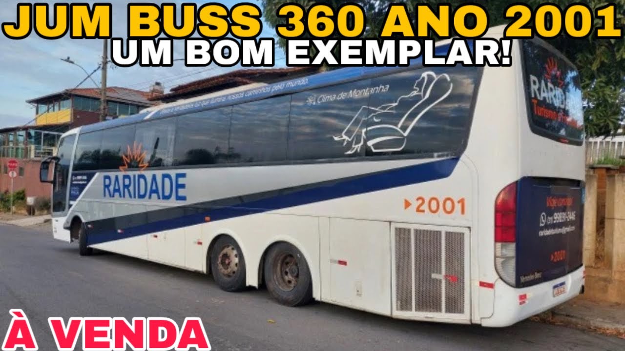 JUM BUSS 360 NO CHASSI MERCEDES O-400 RSD À VENDA - UMA BOA ESCOLHA??