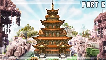 Minecraft: How To Build the Ultimate Japanese Temple - Tutorial [Part 5/6]