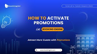 How to activate Promotions in Booking Engine (English)