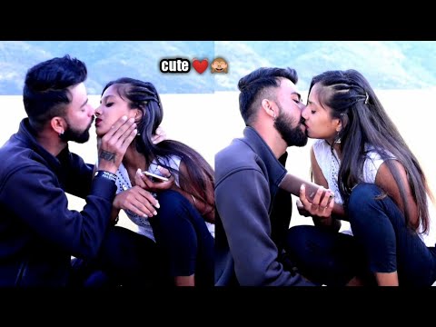 real kissing prank on my cute girlfriend Soniya gone romantic kissing kiss new video