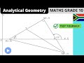 Grade 10 Analytical Geometry: Formulas & Applications