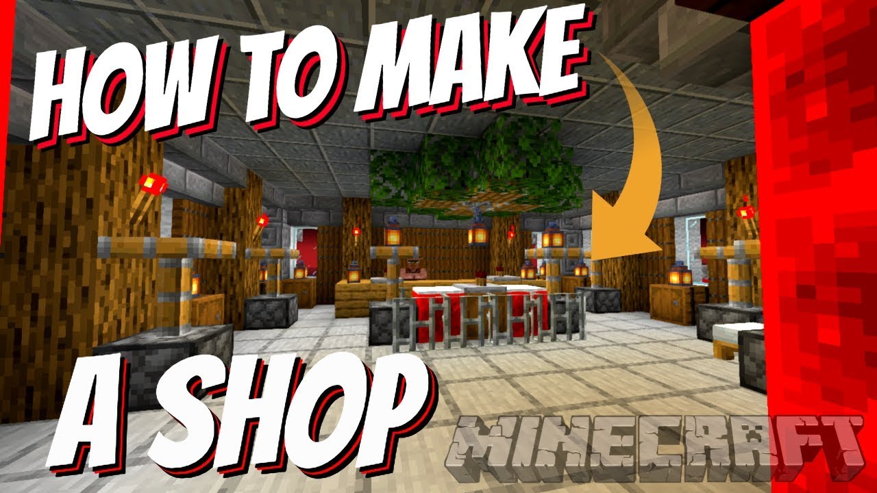 How to Make a Shop in Minecraft: The AlphaCraft SMP Redstone Emporium (Ep6  Avomance)