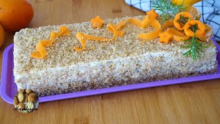 ?Восхитительный Морковный Торт с творожным кремом Простой рецепт, готовим быстро