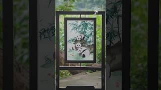 Shu Embroidery Mastery: China's Ancient Silk Art &amp; Intangible Heritage Craft #panda #diy