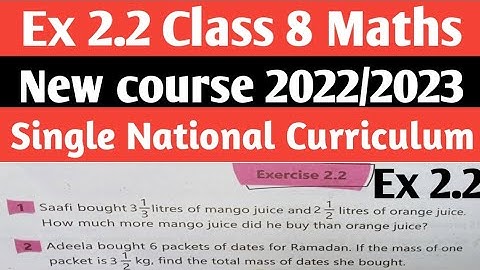 Exercise 2.2 unit 2 Real Numbers class 8 Maths| Ex 2.2 Maths 8 new course 2022 and 2023 kptbb,PTB