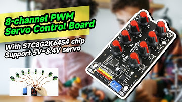 Yahboom 8-channel PWM servo control debugging board for DIY smart robotics