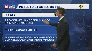 Weather Alert: Tropical downpours run risk of flooding among other impacts