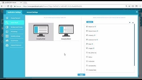 Customizing Patient Search Columns - postDICOM Free DICOM Viewer