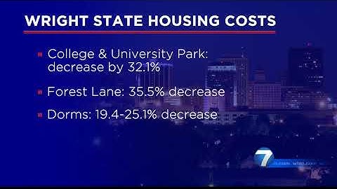 WHIO: Wright State to reduce the cost of on-campus housing by as much as one-third