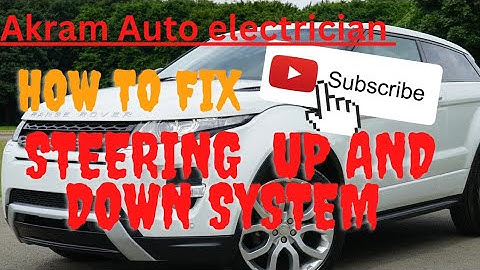 range rover l322 steering column motor operation & fault finding iid