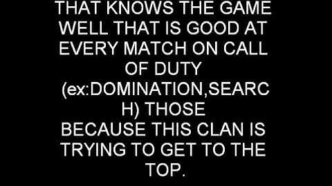 MW2 Clan Recruiting - GhOST CLAN