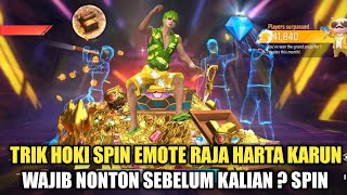 Trik Hoki Spin Emote Raja Harta Karun Terbaru Cara Spin Emote Raja Harta Karun Terbaru