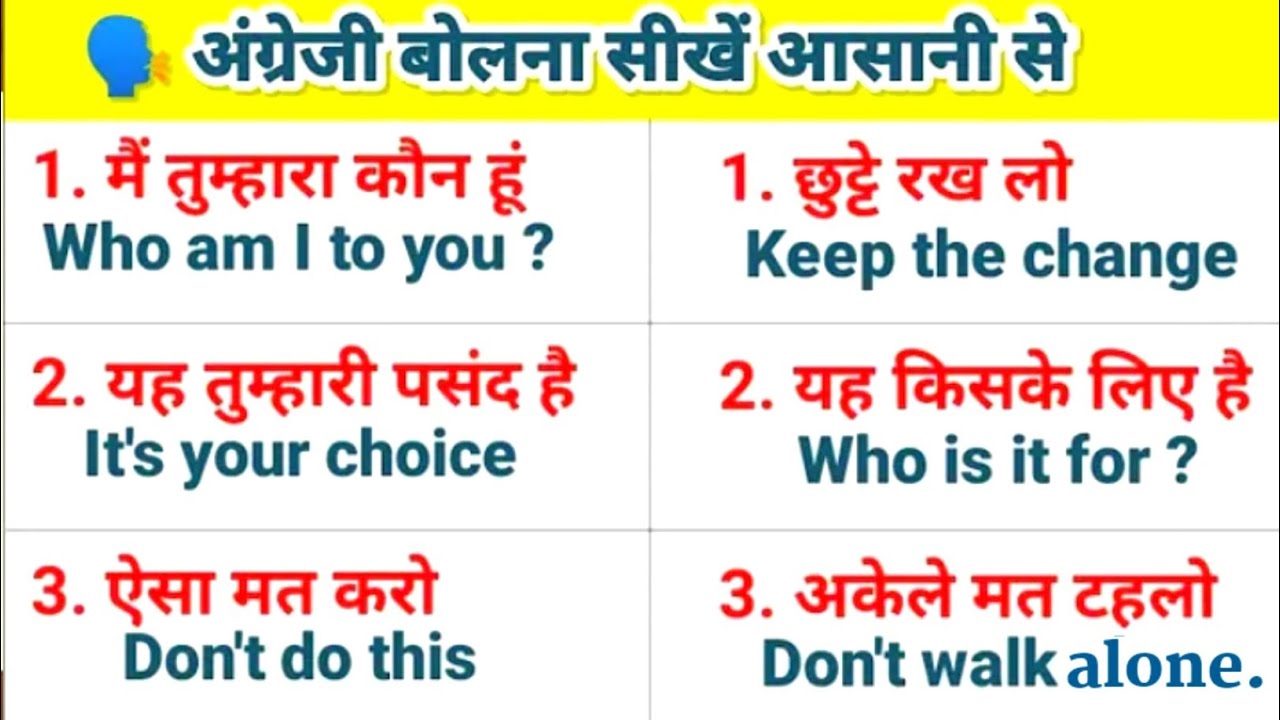 100 + Daily Use English Sentences For Better English Speaking Practice ...
