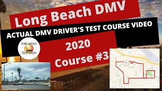 *ACTUAL TEST ROUTE* Long Beach DMV Behind The Wheel Drivers Training Online Adult Education Course 3