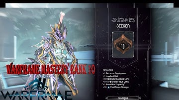 Warframe Mastery Rank 10 test - The Best Easy Way