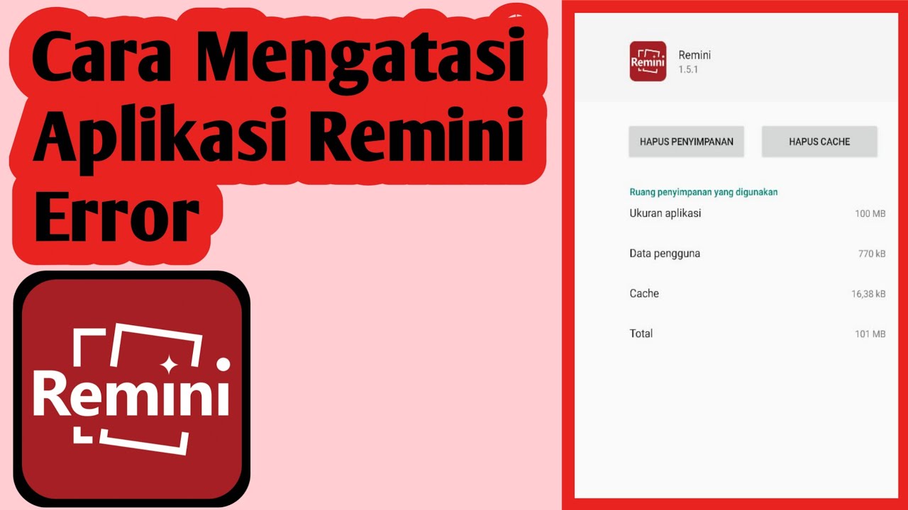 Cara Mengatasi Aplikasi Remini Tidak Bisa Digunakan YouTube