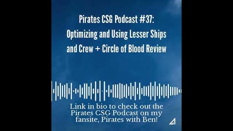 Podcast Intro | Pirates CSG Podcast #37 Audio Clip