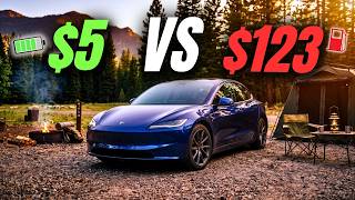I Slept In A Tesla On A 400Km250Mi Road Trip 5 Total Cost