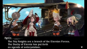 Bravely Default (3DS) - 14 - Flying in Airship - Mike