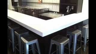 Corian Cirrus White Custom Countertops At Vini Wine Bar Davis