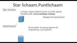 Kinematica 1 Soorten Bewegingen