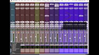 Edit & Mix Display Options In Pro Tools 10