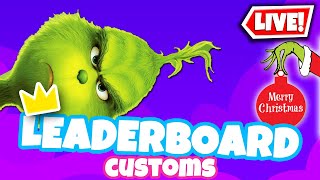 ?LIVE FALL GUYS LEADERBOARD CUSTOMS | THE GRINCHES (DMG & DD) CAN STEALS YOUR POINTS fallguys